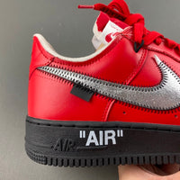 Low Top Sneakers, Black Red White Colorway, Lace Up Design, Casual Gift for Sneaker Fans
