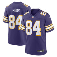 Minnesota Vikings Randy Moss Purple Classic Retired Player Game Jersey