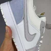 Low Top Sneakers, Light Gray Colorway, Lace Up Design, Casual Gift for Sneaker Fans