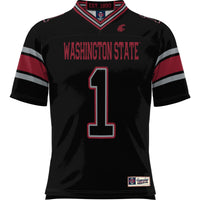 #1 Washington State Cougars Football Jersey - Black