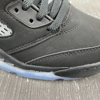 Sneakers, Black Silver Colorway, Metallic Finish, Lace Up Design, Casual Gift for Sneaker Fans