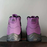 High Top Sneakers, Pink Gray Colorway, Lace Up Design, Casual Gift for Sneaker Fans