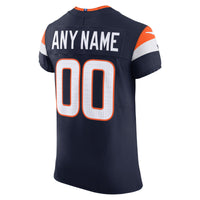 Denver Broncos Navy Alternate Elite Custom Jersey