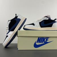 Low Top Sneakers, Blue White Black Colorway, Reverse Hook Design, Lace Up Design, Casual Gift for Sneaker Fans