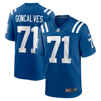 Indianapolis Colts Matt Goncalves Royal Game Jersey