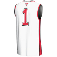#1 Valdosta State Blazers Lightweight Basketball Jersey - White