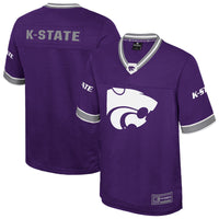 Kansas State Wildcats Nothing But The Hits Football Jersey - Purple