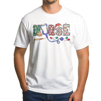 Festive Stethoscope Medical Shirt, Nurse Christmas T-Shirt, Adorable RN Holiday Graphic Tee, Healthcare Worker Christmas Shirt, Nursing Present