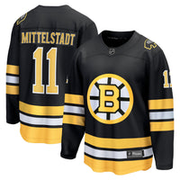 Boston Bruins Casey Mittelstadt Black Home Breakaway Player Jersey