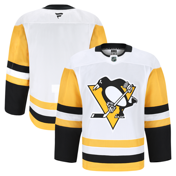 Pittsburgh Penguins White Away Authentic Pro Jersey