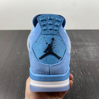 Retro Sneakers, Blue Colorway, Leather Footwear, Lace Up Design, Casual Gift for Sneaker Fans