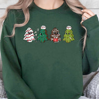 Adorable Festive Stethoscope Holiday Crewneck, Medical Tree Christmas Nurse Sweatshirt, RN Nursing Pullover, Hospital Healthcare Present