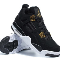 Sneakers, White Black Gold Colorway, Lace Up Design, Casual Gift for Sneaker Fans