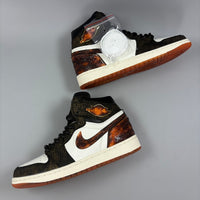 High Top Sneakers, Brown White Colorway, Lace Up Design, Casual Gift for Sneaker Fans