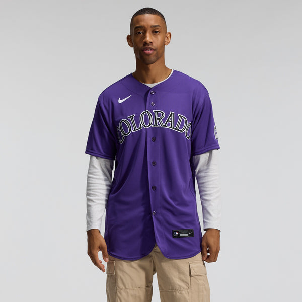 Colorado Rockies Purple Alternate Authentic Jersey