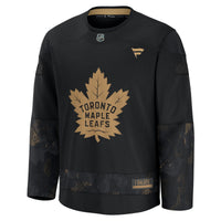 Toronto Maple Leafs Black 2024 Military Appreciation Practice Jersey