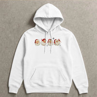 Vintage Christmas Graphic Hoodie, Retro Santa Hoodie, Santa Claus Holiday Hoodie, Winter Pullover Sweatshirt, Xmas Present for Women and Men