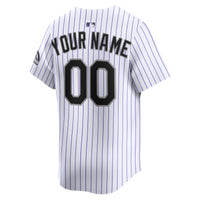Colorado Rockies White Home Limited Custom Jersey