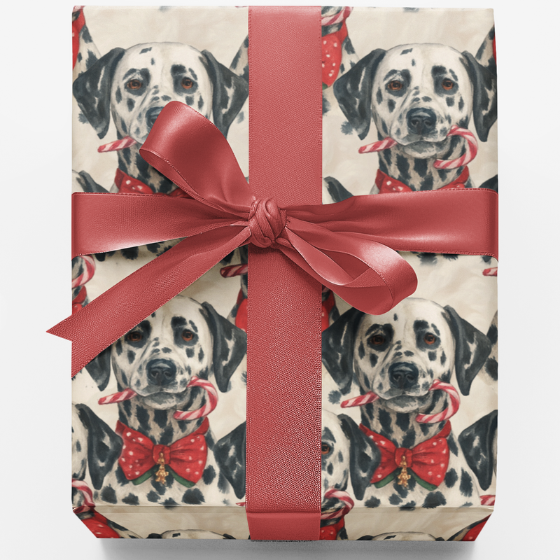 Yuletide Pattern Gift Wrap, Sweet Spots Christmas Wrapping Paper, Holiday Present Wrapping Paper, Festive Xmas Gift Wrap