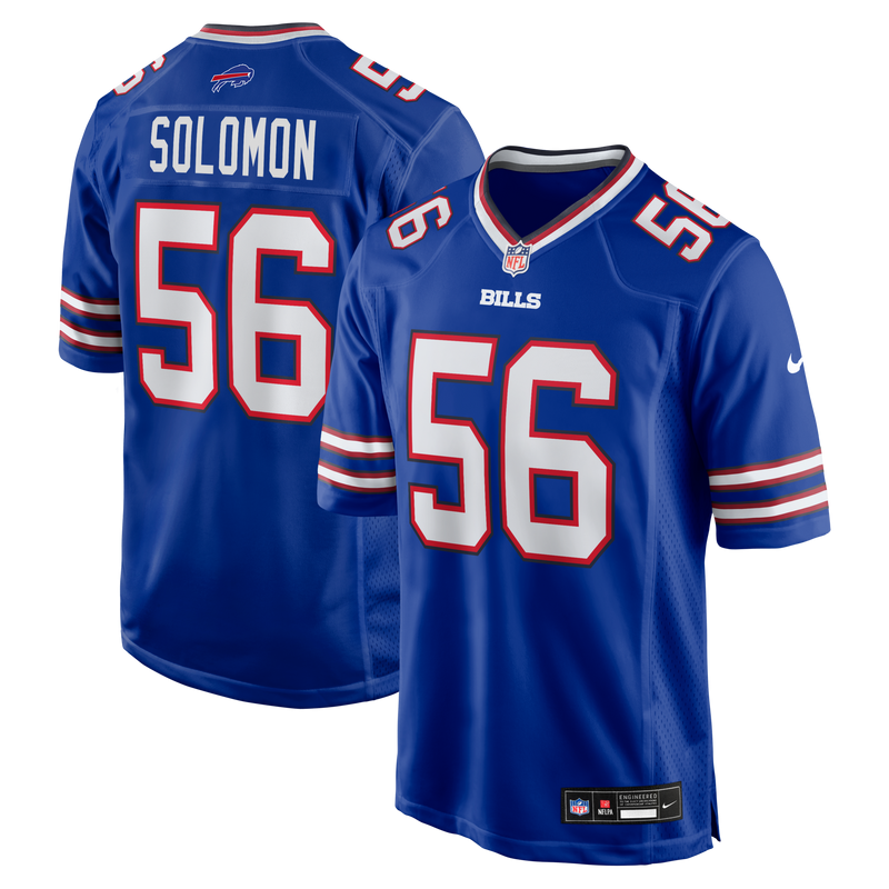 Buffalo Bills Javon Solomon Royal Game Jersey