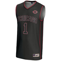 #1 UChicago Maroons Lightweight Basketball Jersey - Black