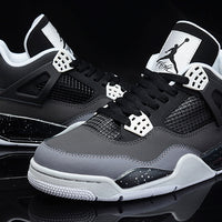 Sneakers, Black Gray Colorway, Lace Up Design, Casual Gift for Sneaker Fans