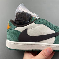 Low Top Sneakers, White Black Green Colorway, Reverse Hook Design, Lace Up Design, Casual Gift for Sneaker Fans