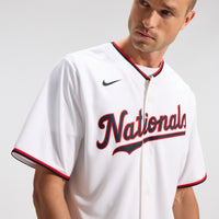 Washington Nationals CJ Abrams White Home Replica Jersey