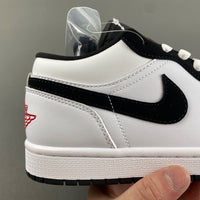 Low Top Sneakers, White Black Colorway, Lace Up Design, Casual Gift for Sneaker Fans