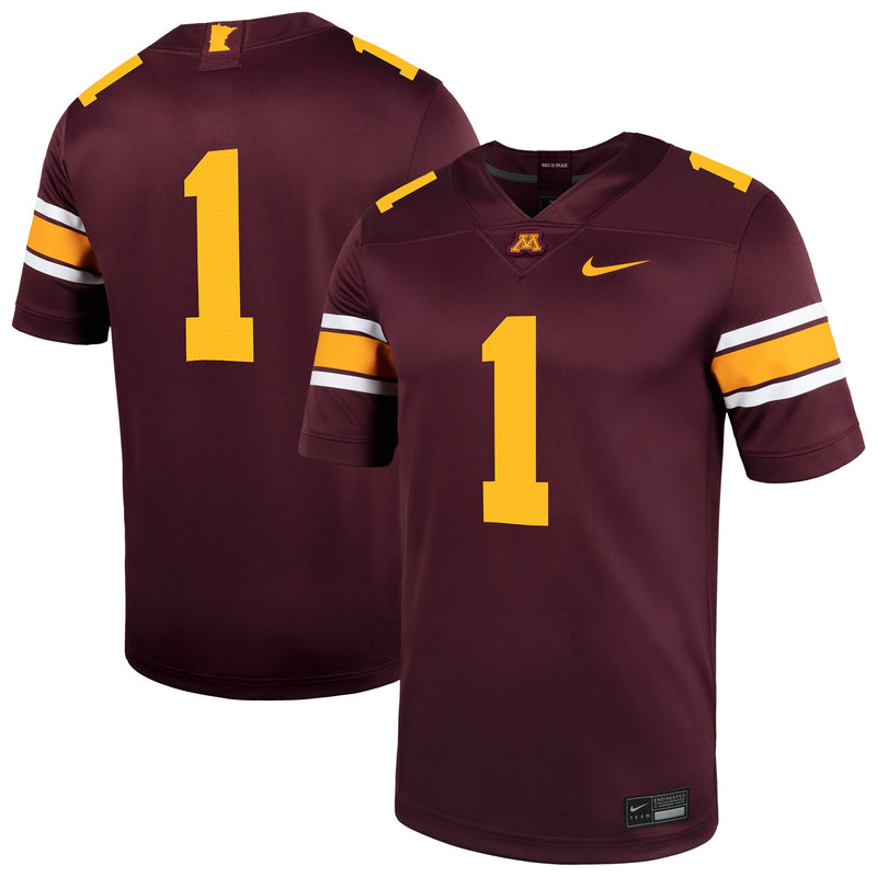 #1 Maroon Minnesota Golden Gophers Untouchable Football Jersey