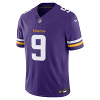 Minnesota Vikings J.J. McCarthy Purple Team Stitched Limited Jersey