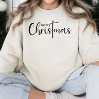Christian Cross Holiday Crewneck, Merry Christmas Cross Sweatshirt, Religious Faith Cross Pullover, Xmas Graphic Sweater, Present for Her