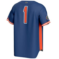 #1 Florida Gators Lightweight Baseball Jersey - Royal