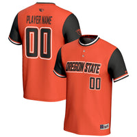 Oregon State Beavers NIL Pick-A-Player Lightweight Softball Jersey - Orange