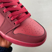 Low Top Sneakers, Red Colorway, Valentine Design, Lace Up Design, Casual Gift for Sneaker Fans