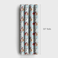 Healthcare Worker Christmas Gift Wrap, Doctor Santa Wrapping Paper, Stethoscope Santa Holiday Wrapping Paper, Nurse Doctor Gift Wrap Roll