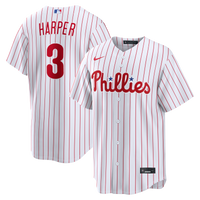 Philadelphia Phillies Bryce Harper White Home Replica Jersey
