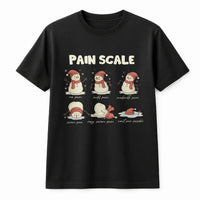 Humorous Medical Humor Shirt, Snowman Pain Scale Christmas Nurse T-Shirt, Holiday Healthcare Graphic Tee, Winter Hospital Tee, Present for RN