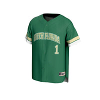 #1 South Florida Bulls Collegiate Baseball Fashion Jersey - Green