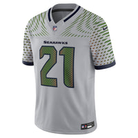 Seattle Seahawks Devon Witherspoon Wolf Gray 2025 Rivalries Collection Stitched Limited Jersey