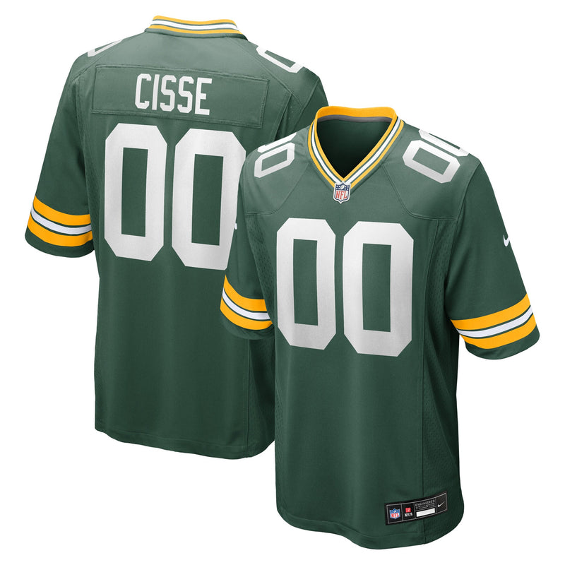 Green Bay Packers Brandon Cisse Green Game Jersey