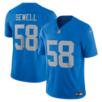 Detroit Lions Penei Sewell Blue Alternate Limited Jersey