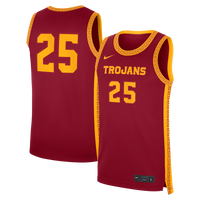 #25 Cardinal USC Trojans Road Replica Basketball Jersey