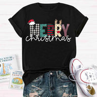 Festive Holiday Graphic Tee, Merry Christmas T-Shirt, Retro Xmas Party Shirt, Adorable Winter Season Tee, Christmas Holiday Present for Men Women