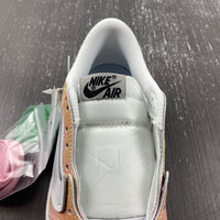 Low Top Sneakers, White Yellow Pink Colorway, Lace Up Design, Casual Gift for Sneaker Fans