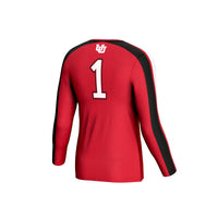 Utah Utes #1 Lightweight Volleyball Fashion Jersey - Red