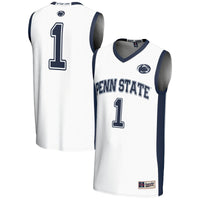 #1 Penn State Nittany Lions Lightweight Basketball Jersey - White