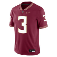 Trey Benson Garnet Florida State Seminoles Player Game Jersey