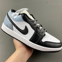 Low Top Sneakers, White Black Colorway, Lace Up Design, Casual Gift for Sneaker Fans