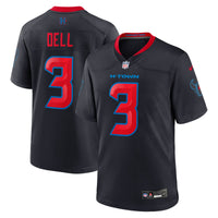 Houston Texans Tank Dell Navy 2nd Alternate Game Jersey